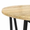 vidaXL Side Table Set 2 pcs Sonoma Oak and Black