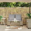 vidaXL Garden Sofa Beige