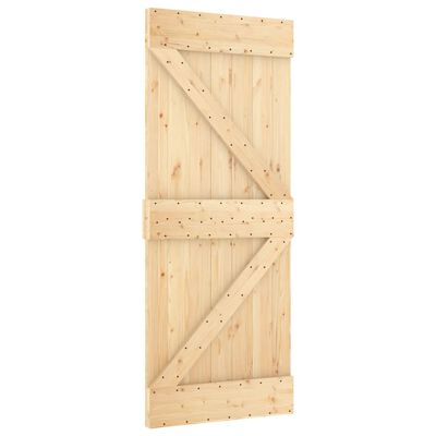 vidaXL Door NARVIK 33.5"x82.7" Solid Wood Pine