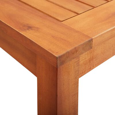 vidaXL Patio Table 34,6"x34,6"x29.1" Solid Acacia Wood