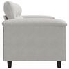 vidaXL 2-seater Sofa Light Grey
