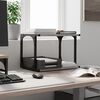 vidaXL Printer Stand 2-Tier Gray Sonoma 16.1"x11"x13.2" Engineered Wood