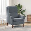 vidaXL armchair Dark gray 76 x 94 x 102 cm Velvet
