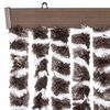 vidaXL Insect Curtain Brown and White 35.4x86.6" Chenille