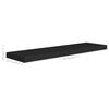 vidaXL Wall Shelf Set of 4 Black Honeycomb MDF, metal
