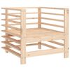 vidaXL Garden Lounge Set Natural wood Solid pine wood Large Modular