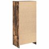 vidaXL Cabinet Smoked Oak Engineered Wood 21.9x13.4x47.0 in Cabinet