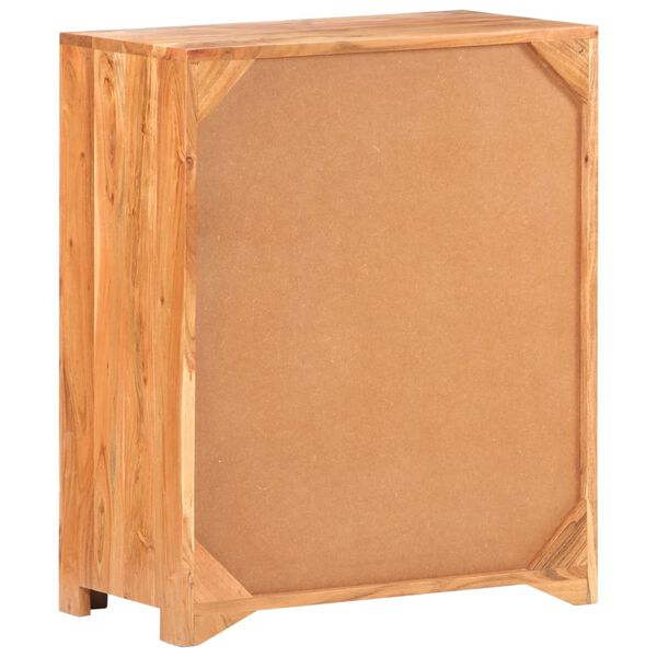 vidaXL Sideboard Natural Solid acacia wood Medium Sideboard
