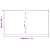 vidaXL Clear Tarpaulin with Eyelets 9.8x39.4' Polyethylene