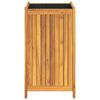 vidaXL Garden Planter Natural wood Solid acacia wood Medium Durable