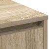 vidaXL LED Sideboard Sonoma Oak 90 x 32 x 75 cm Engineered Wood