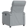 vidaXL Massage Recliner Chair Light Grey