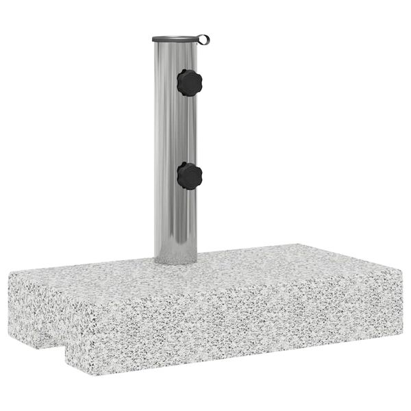 vidaXL Parasol Base Grey Granite Medium Heavy Weight Endurance