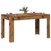 vidaXL Dining Table Old Wood Engineered Wood Medium Durable