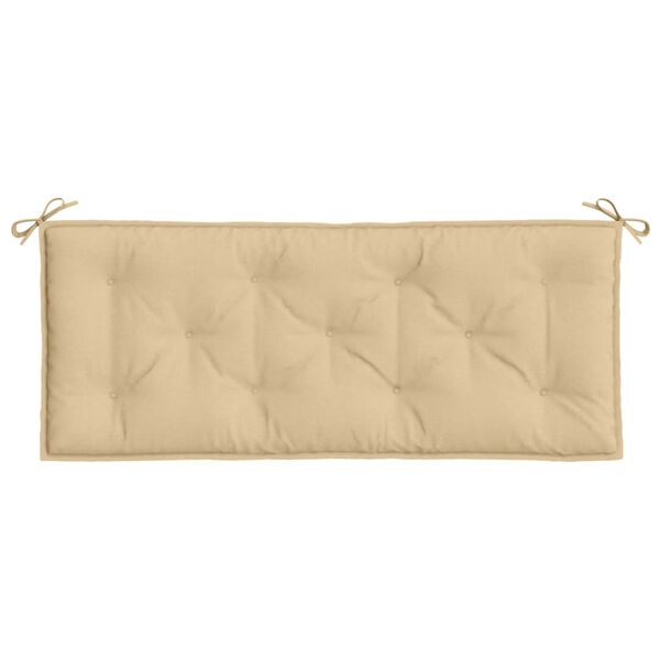 vidaXL Garden Bench Cushion Melange beige 100% polyester