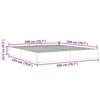 vidaXL Ottoman Bed Pink Velvet, Metal, Plywood, Engineered Wood Full