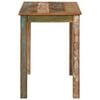 vidaXL Dining Table Multicolour Solid reclaimed wood 43.3x21.7x29.9 in