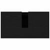 vidaXL Bathroom Cabinet Black Oak 60 x 33 x 61 cm Engineered Wood