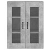 vidaXL Wall Mounted Cabinet Set of 2 Concrete gray
