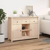 vidaXL Sideboard Natural Pine Solid pine wood Medium Sideboard