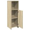 vidaXL Bathroom Furniture Set Sonoma Oak Engineered Wood Large Modern