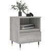 vidaXL Bedside Cabinet Gray Sonoma Engineered wood Medium