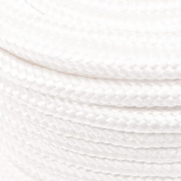 vidaXL Boat Rope Full White 0.55 " 164.0 ' Polypropylene