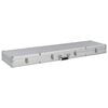 vidaXL Gun Case Silver 52.8"x13.8"x4.7" Aluminum