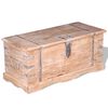 vidaXL Storage Chest Brown Solid Acacia wood Medium Storage Chest