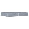 vidaXL Pallet Collar Grey 59.1x39.4" Solid Wood Pine