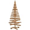 vidaXL Christmas Trees with Stand Brown 47.2" Solid pine wood