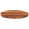 vidaXL Table Top Solid Wood Acacia Round 0.98"-1.06" 15.7"