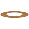vidaXL suitable for Flat Tree Rings 5 pcs Brown &Oslash;15.75 / 27.56 in