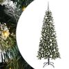 vidaXL Artificial Christmas Tree with 300 LEDs Green 70.87 in