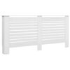 vidaXL Radiator Covers 2 pcs White 67.7"x7.5"x32.1" MDF