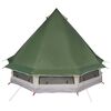 vidaXL Family Tipi Tent Folding with Roof Green 404 x 370 x 270 cm