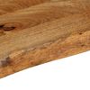 vidaXL Table Top Natural wood Solid mango wood 15.7x7.9 in Simple