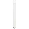 vidaXL Coffee Table Leg Set of 2 White Powder-Coated Steel 23.6x