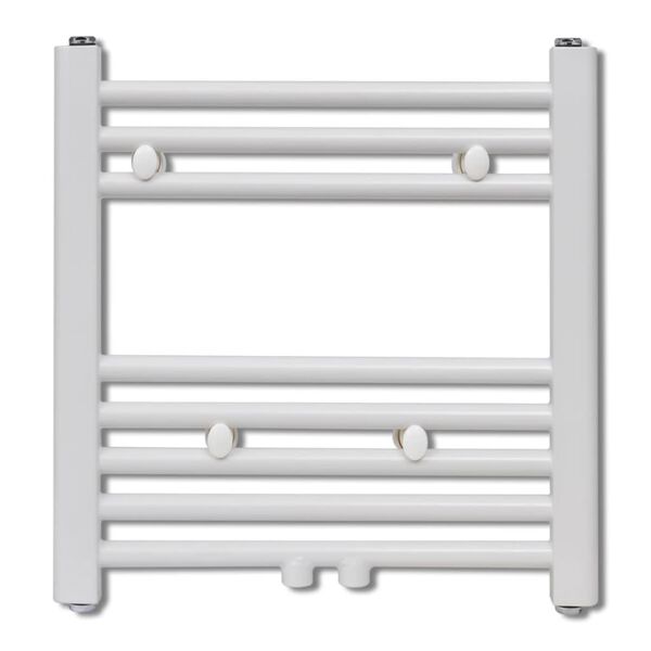 vidaXL Bathroom Central Heating Towel Rail Radiator Straight 18.90 x 18.90"