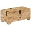 vidaXL Coffee Table Natural Mango Wood Solid Mango Wood Large
