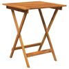 vidaXL 3 Piece Folding Patio Dining Set Solid Acacia Wood (313595+313601)