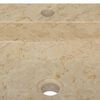 vidaXL Sink Cream 15.7"x15.7"x4.7" Marble