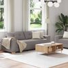 vidaXL Sofa 2 pcs Taupe Linen-blend Fabric