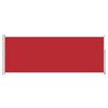 vidaXL Side Awning Red Polyester 70.9 x 196.9 in Retractable