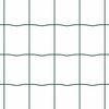 vidaXL Fence with Post Green 3.94 x 32.81 ft Steel