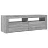 vidaXL TV Cabinet Grey Sonoma Engineered Wood Medium TV Cabinet