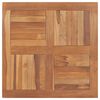 vidaXL Table Top Teak Solid Teak Wood 31.5x31.5 in Durable Table Top
