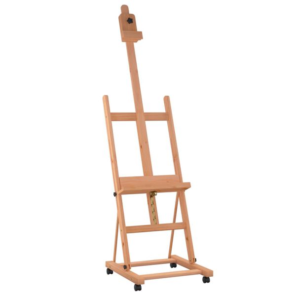 vidaXL Easel Stand 21.7x21.1x70.1" Solid Beech Wood