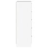 vidaXL Drawer Cabinet White Engineered wood Medium Drawer Cabinet