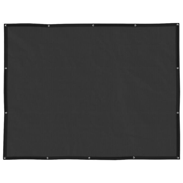 vidaXL Trailer Net HDPE 4.9x7.2' Black